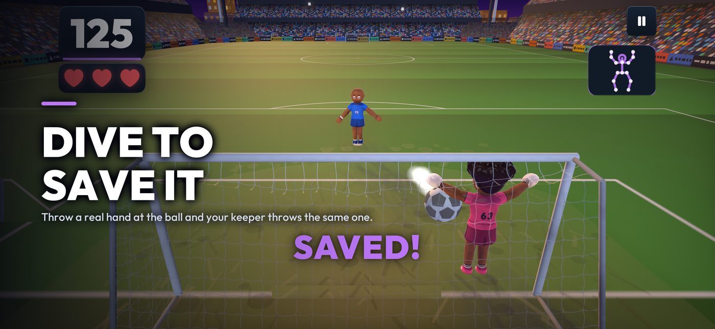 Penalty Hero in Movus, as seen from across the room.